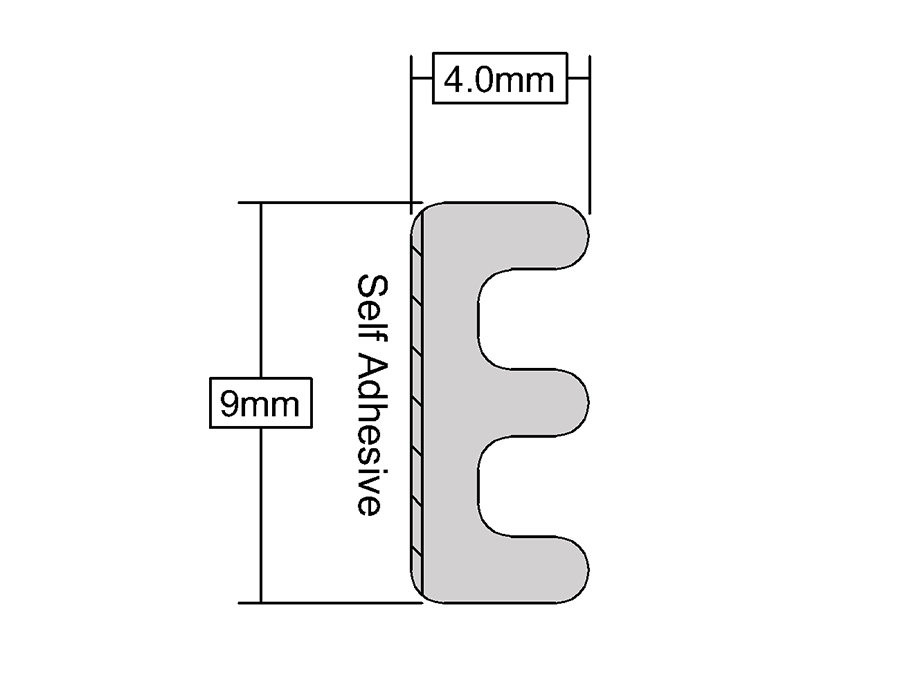 Stormguard E Strip Draught Excluder