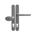 Fab & Fix Balmoral Offset 212mm Lever/Pad Door Handle