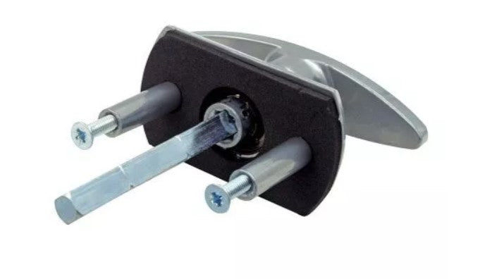 Universal Grey Rear Fix Garage Door T Handle /Long Lugs