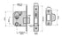 Union 2332 Oval Nightlatch Set