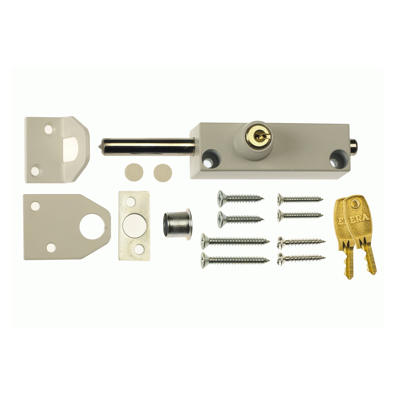 ERA 807-12 Multi Purpose Bolt Keyed Alike/White