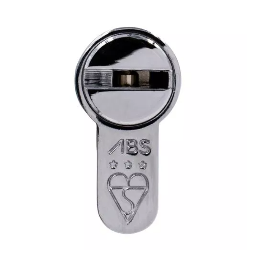 ABS 3* Chrome Polished Euro Cylinder