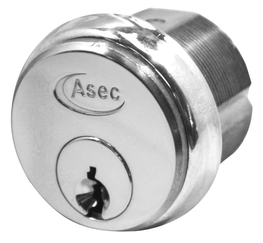 ASEC Satin Chrome Paired-Alike Screw In Cylinder