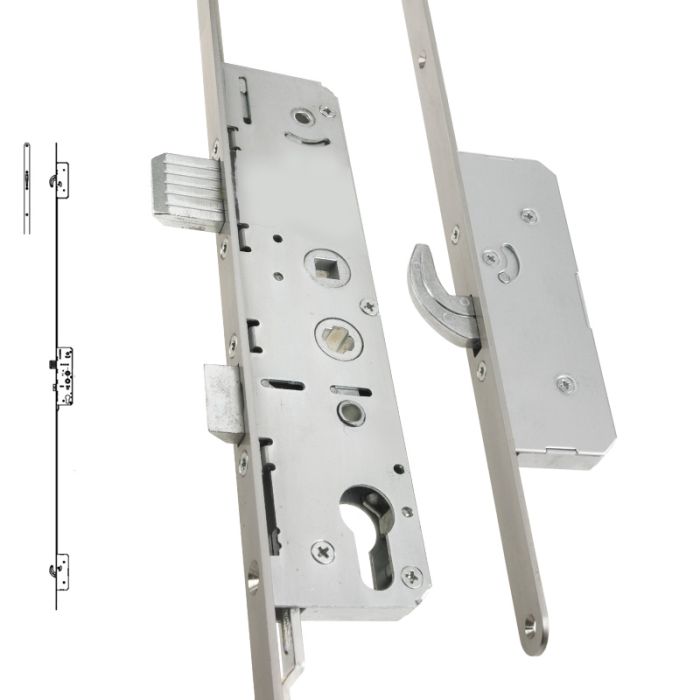 Avantis 750 Series 2 Hook, Wide Faceplate, Round Ends MultiPoint Lock