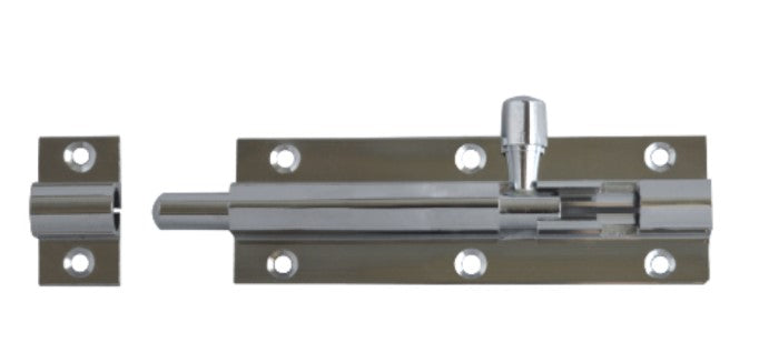 TSS Chrome Straight Barrel Bolt