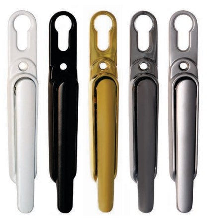 Clearline Lift & Turn Bi-Fold Door Handle with Cylinder Hole