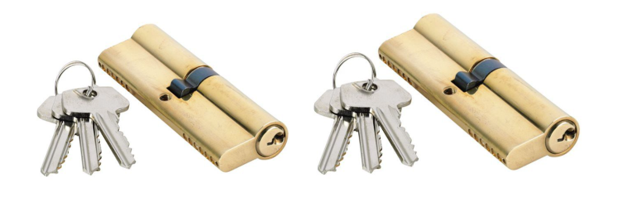 CFG Brass Paired Alike Euro Cylinder