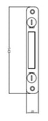 Adjustable Crimebeater Hook Deadbolt Keep