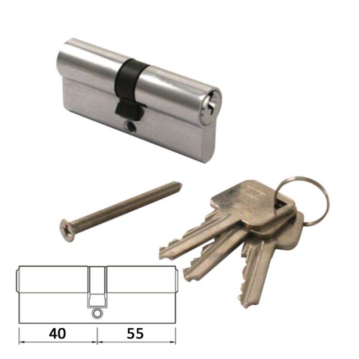 Nickel Euro Cylinder