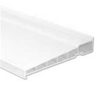 Anthracite Grey-on-White PVC Cill
