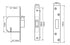 Union 3G114E British Standard 5 Lever Mortice Deadlock