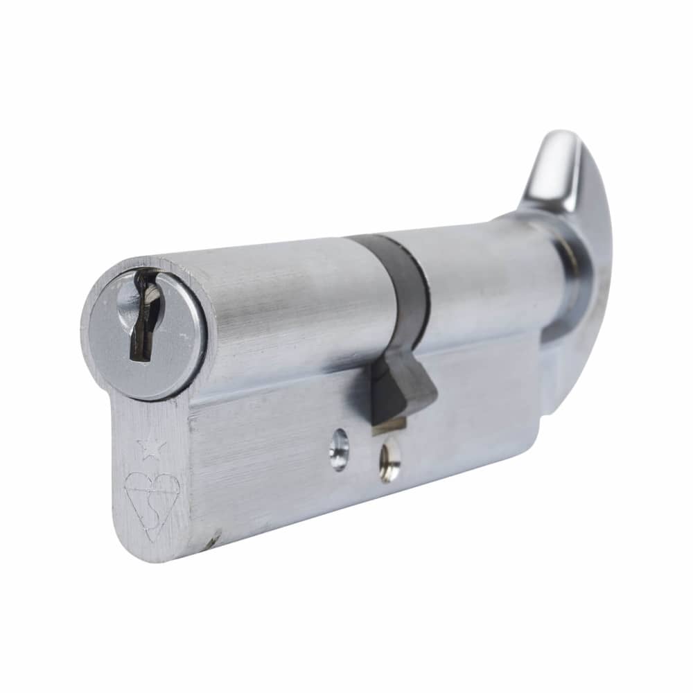 ERA 1* Nickel Thumbturn Euro Cylinder