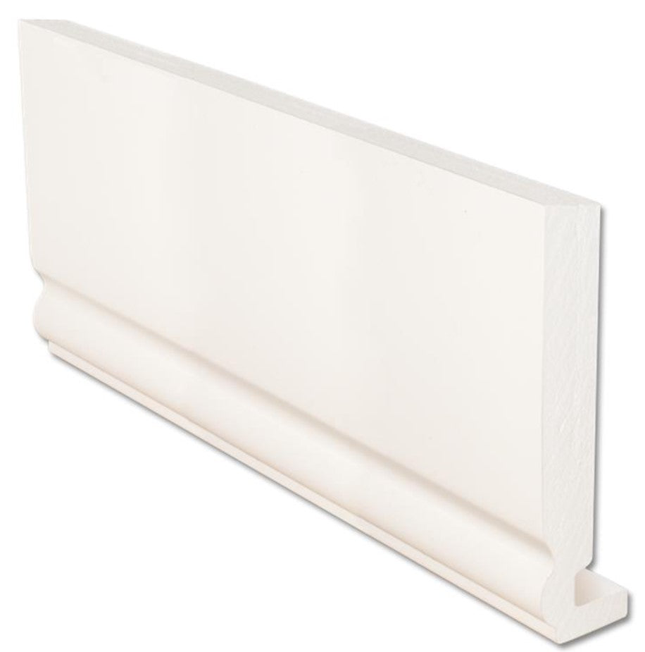 White PVC Ogee Full Replacement Fascia Board