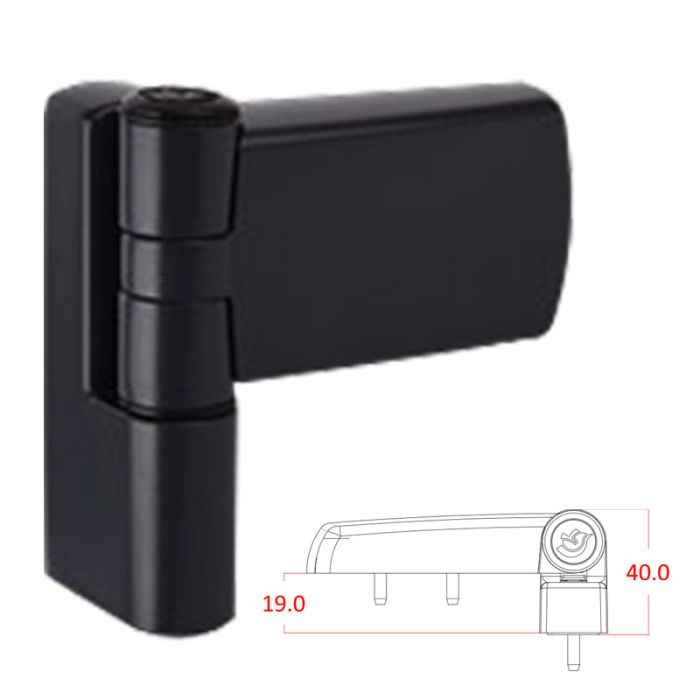 19mm Patriot Plus Flag Door Hinge