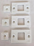 National Hickman White Male Hinges with 35mm Female Hinge Plates and Adjusters