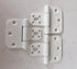 National Hickman White Male Hinges with 35mm Female Hinge Plates and Adjusters
