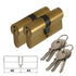 ISEO Paired-Alike Brass Euro Cylinder