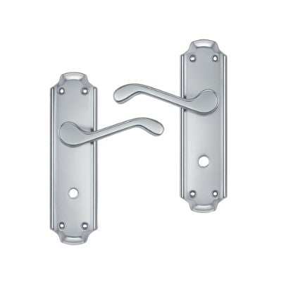 Lambeth Lever Bathroom Door Handle