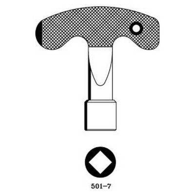 Metal 501-7 Meter Cupboard Key
