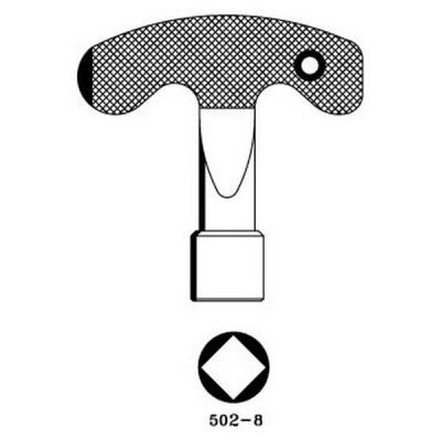 Metal 502-8 Meter Cupboard Key