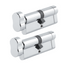 Paired-Alike Nickel Thumbturn Euro Cylinder