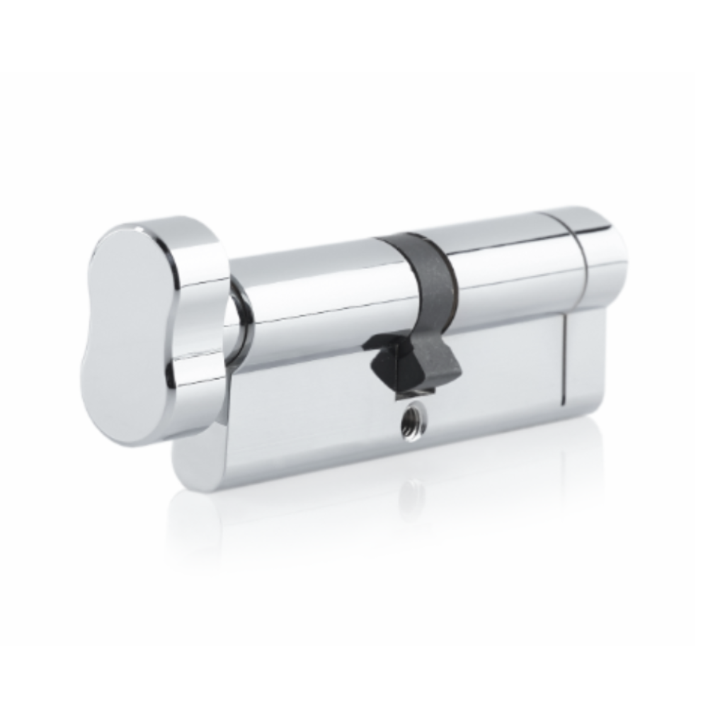 Nickel Thumbturn Euro Cylinder