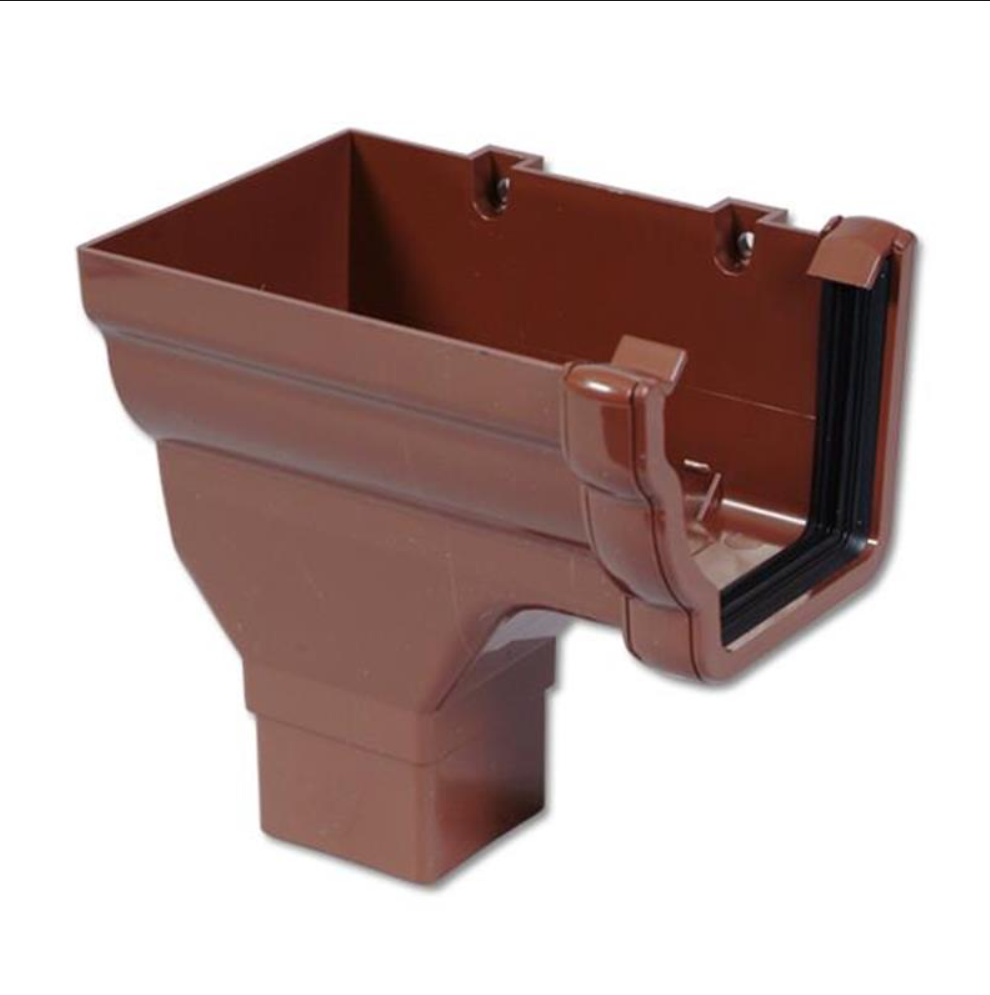 Ogee Gutter Stop End Outlet