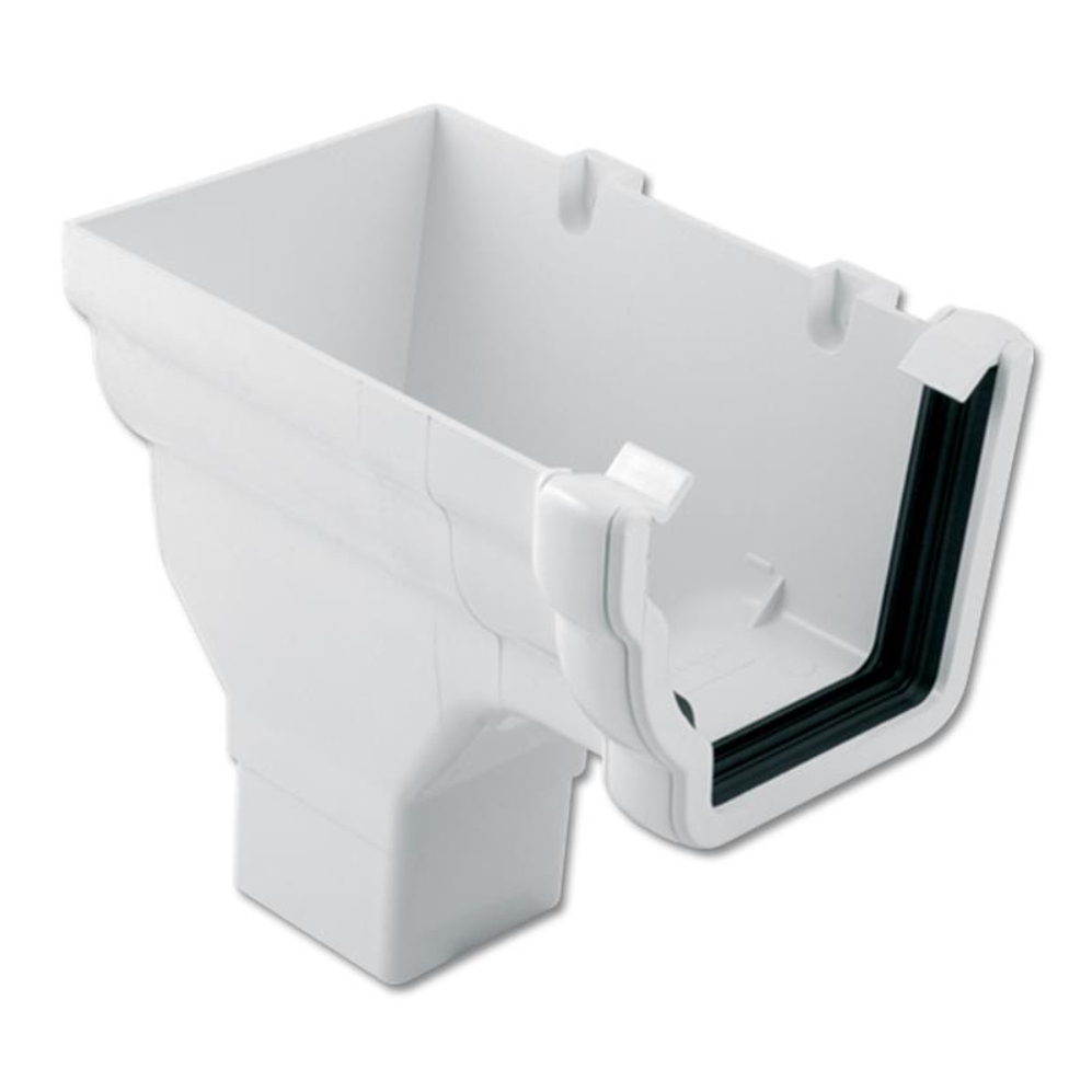 Ogee Gutter Stop End Outlet