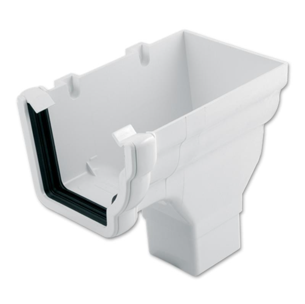 Ogee Gutter Stop End Outlet