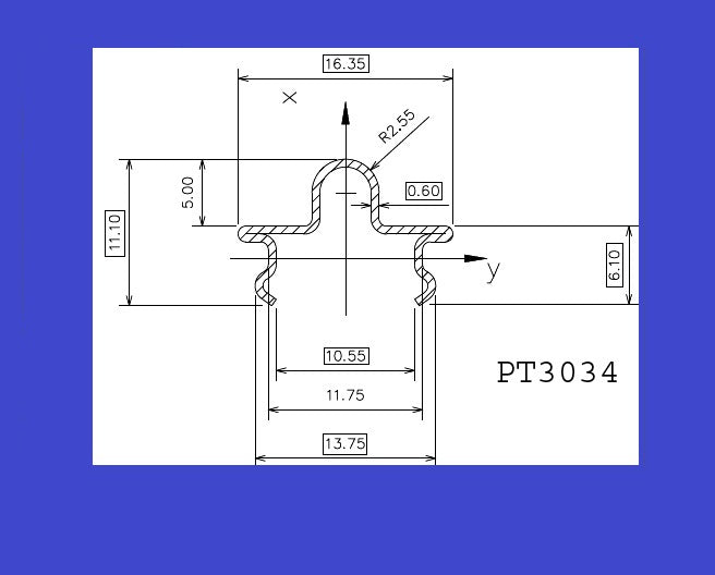 Snap In Patio Track (2.3M Lengths)