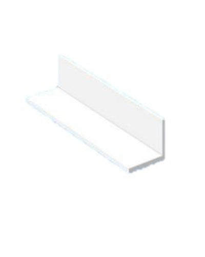 White 5mm Thick PVC Rigid Angle