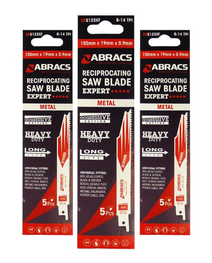 Abracs 225mm Reciprocator Saw Blades for Metal