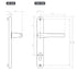 Pioneer Plus 215mm Lever/Lever Door Handle