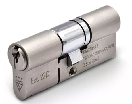TSS 3* Nickel Euro Cylinder