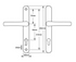 TSS 215mm (92pz) Lever/Lever Door Handle