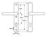 TSS 260mm Lever/Lever Door Handle