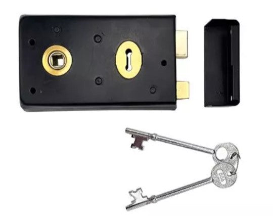 TSS Double Handed Black Rim Sash Lock