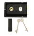 TSS Double Handed Black Rim Sash Lock