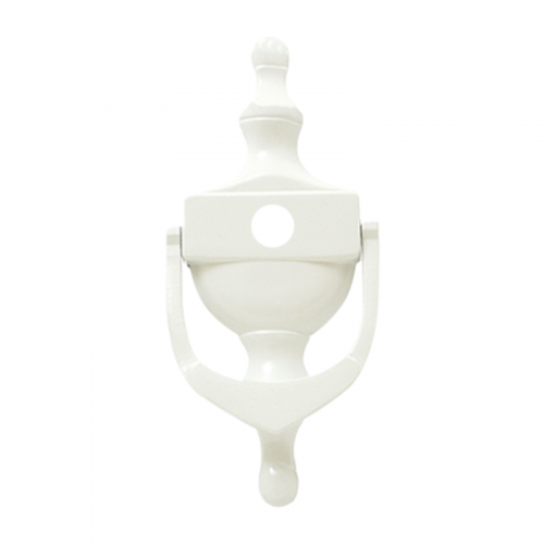 6" White Victorian Urn Door Knocker with Universal Fixings
