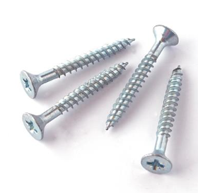 Pozi CSK BZP Twinthread Screws
