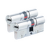 Yale Platinum 3* Nickel Keyed-Alike Euro Cylinders