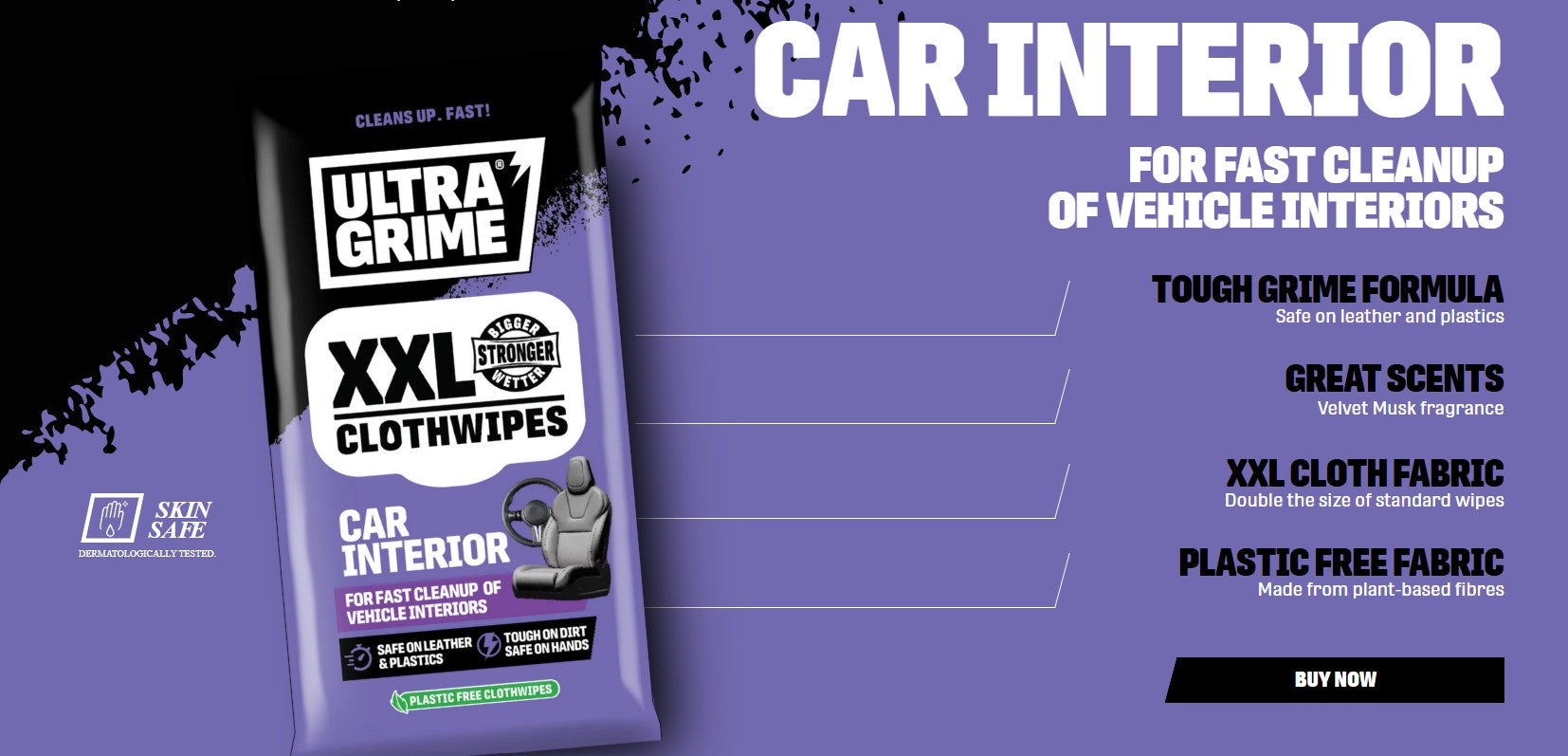 Ultragrime Car Interior Wipes