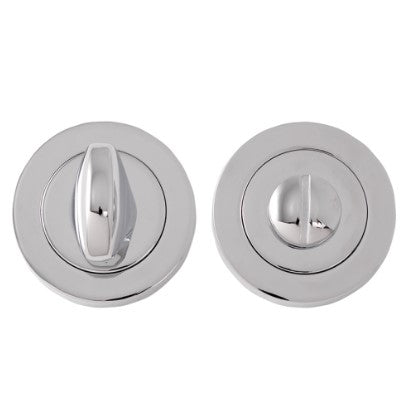 Bathroom Turn & Release Round Escutcheon