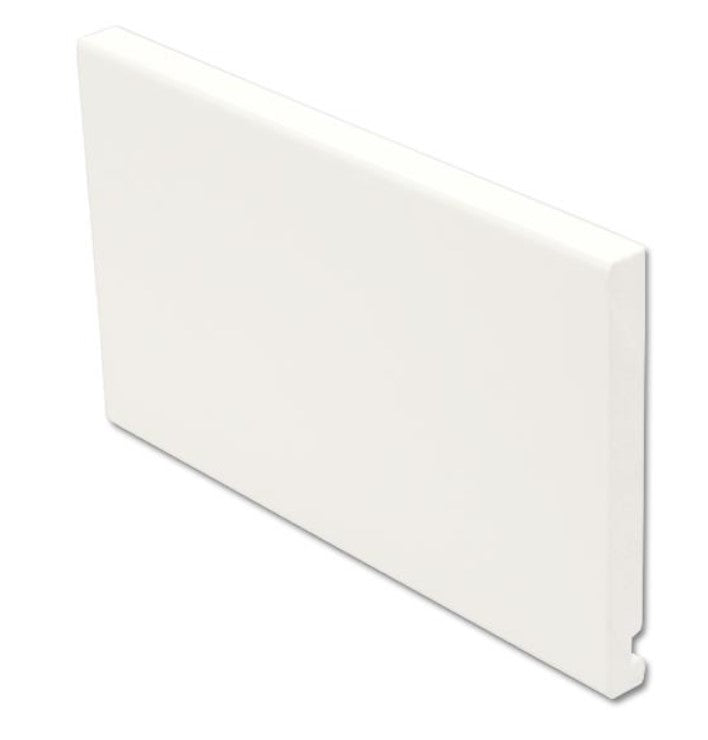 White PVC Flat Full Replacement Fascia Board