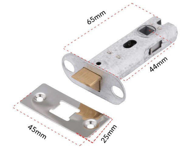 XFORT Radius End Tubular Mortice Latch