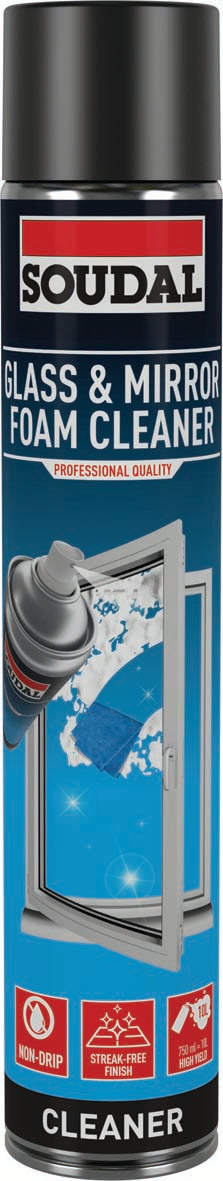 Soudal Foam Glass & Mirror Cleaner