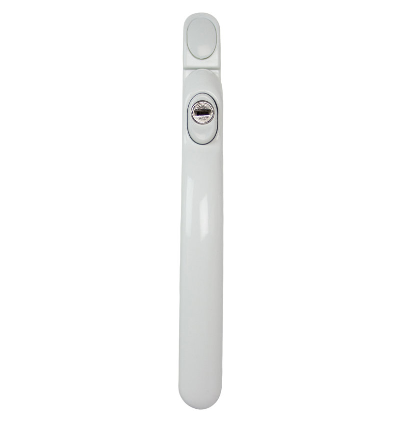 White Connoisseur Inline Locking Handle